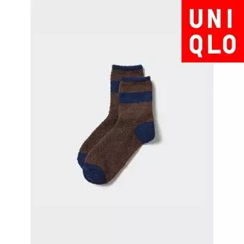 Uniqlo Японские полуноски Heattech 38 DARK BROWN/2527