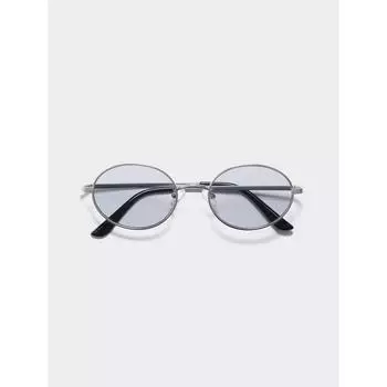Uniqlo Японские солнцезащитные очки металл овал 05 GRAY/ONE SIZE