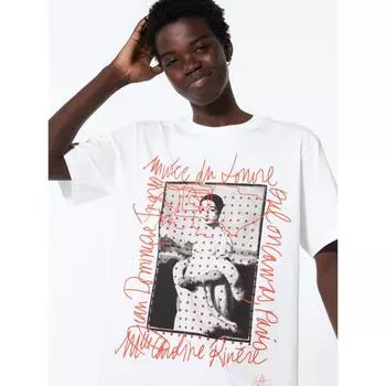Uniqlo, Японский Лувр, X Камиль Анро Ут 00 WHITE/S