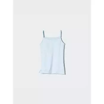 Uniqlo Японский женский бюстгальтер Air Rhythm из хлопка, камзол 00 WHITE/140