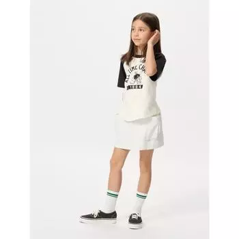 Uniqlo Японское женское мини-пальто 01 OFF WHITE/100