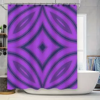 Unique Animal Shower Curtain: Dinocow 3D Printed Fabric for Bathroom Decor Home Decoration Gift Idea with Hooks Included 90x180cm
