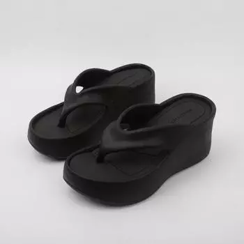 Unique Fashion Thick Sole Flip flops Advanced sense Thick slippers Summer New Outdoor Indoor Beach slippers 35-36