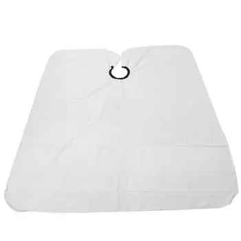 Unique Skull Pattern Hair Cutting Cape Cloth Hairdressing Apron Hair Salon Accessories White