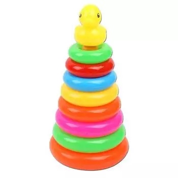 Uniregent Duck Ring Stacking 3210, разные цвета, 1 комплект, Корейские детские товары