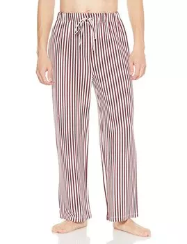 УНИСЕКС Длинные брюки с инкрустацией в полоску PUCP225283 КРАСНЫЙ [Gelato Pique] (M-L) красный