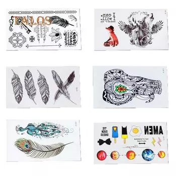 Унисекс 3D Ловец снов водостойкая временная вспышка татуировки наклейка боди-арт наклейка временные татуировки one size