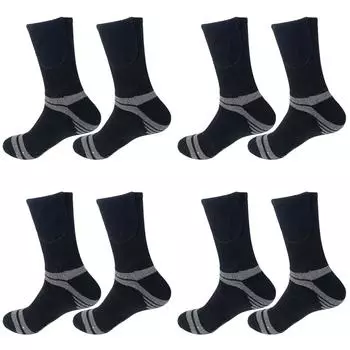 Унисекс электрические носки, удобные мягкие носки с подогревом для зимних видов спорта на открытом воздухе (черный)