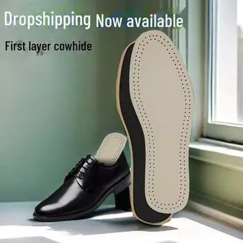 Унисекс амортизирующая стелька из коровьей кожи: Утолщенный, мягкий, дышащий и дезодорирующий материал для военных тренировок и спорта. 41-42 серый