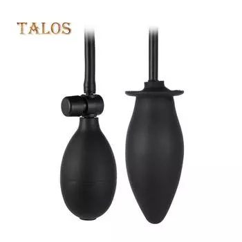 Унисекс Анальная Анальная пробка Силиконовая надувная подушка безопасности Секс-игрушка для взрослых Массажер для заднего двора Товары для взрослых