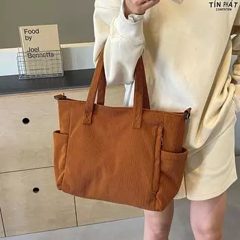 Унисекс бархатная квадратная сумка через плечо универсальная большая вместимость для отдыха портативная через плечо колледж ветер маятниковая мода