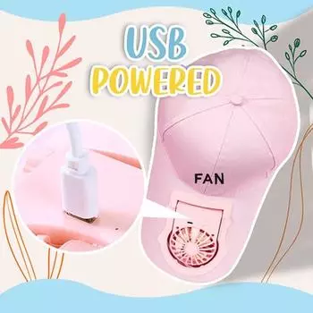 Унисекс, бейсбольная шляпа для гольфа с зарядкой через USB, пояс для хранения, кепка с вентилятором, солнцезащитная шляпа