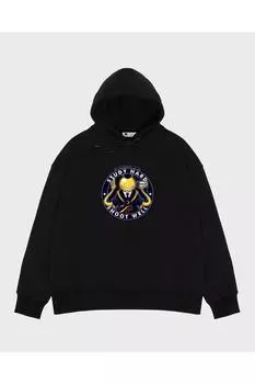 Unisex Black Hooded Sweatshirt Classroom 3-e