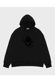 Unisex Black Hooded Sweatshirt Goblin Hunter
