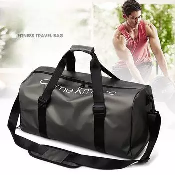 Унисекс большая вместительная портативная дорожная сумка, универсальная сумка для хранения сухого и влажного белья для спорта и фитнеса, сумка для багажа для деловых поездок 52x24x24cm красный