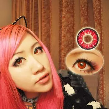 Унисекс Большой Макияж Глаз Очаровательные Цветные Контактные Линзы Красота Косметический Инструмент