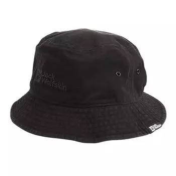 Unisex Bucket Hat CANVAS BUCKET HAT Hat L [Jack Wolfskin] (Cotton Canvas) [5025052 / V2] 6000_black
