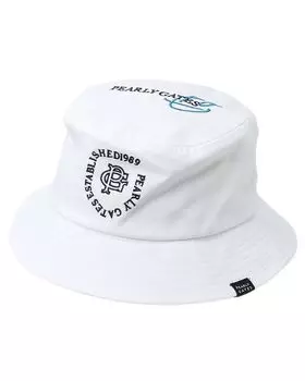 Unisex bucket hat Golf hat FR [Pearly Gates] water-repellent (stretch/dry function) / / 053-5187203 030_White