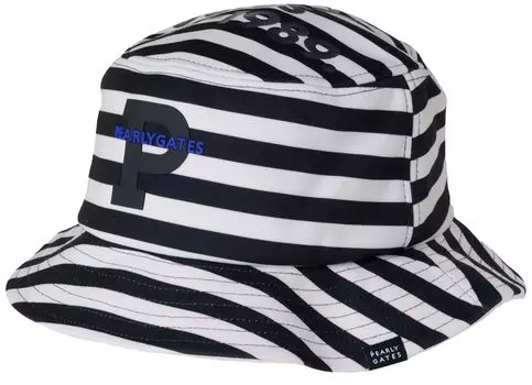 Unisex Bucket Hat Star Border Hat Golf FR [Pearly Gates] (Giza Pattern/Fleece Lining) / / 053-5187107 031_Border