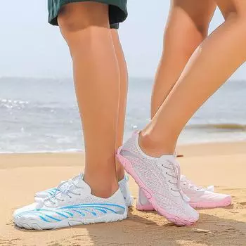 Унисекс быстросохнущие нескользящие пятипалые водные тапочки: Воздухопроницаемый, приятный для кожи, подходит для активного отдыха на природе и пляжа 38 чёрный