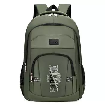 Unisex Casual Letter Laptop Backpack Business Bag For Travel And Daily Commutes