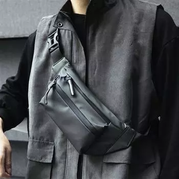 Унисекс Черные Мягкие Поясные Сумки Кошелек Для Телефона Органайзер Ins Повседневная Дизайнерская Сумка Через Плечо Спорт на Открытом Воздухе Бег Нагрудные Сумки Для Велоспорта