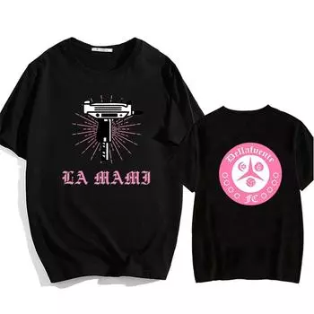 Унисекс Dellafuente Merch Футболка Унисекс 100% Чистый Хлопок Прохладный Унисекс Лето Унисекс/Женская Уличная Одежда Повседневная Футболка Футболка Одежда С Коротким Рукавом L