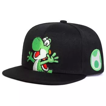 Unisex Dinosaur Embroidery Hip-Hop Hats Spring Autumn Outdoor Adjustable Casual Baseball Caps Sunscreen Hat