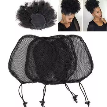 Унисекс для изготовления париков, эластичная сетка для волос, купольная шапочка для парика, сетки для волос, подкладка для парика для хвоста, шапочка для парика 01