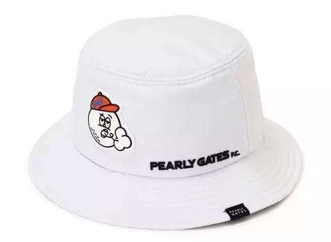 Unisex Filled Bucket Hat Hat Golf FR [Pearly Gates] (Brand Logo) / / 053-4287001 030_White