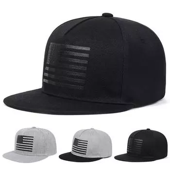 Унисекс Флаг США Печать Хип-Хоп Шляпы Весна Осень Открытый Регулируемые Повседневные Бейсболки Солнцезащитная Шляпа