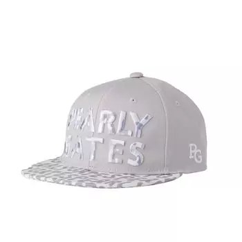 Unisex flat cap Golf hat base FR [Pearly Gates] (doodle pattern/adjustable size) / / 053-4187509 031_White