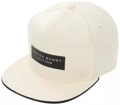 Unisex Flat Cap Golf Hat FR [Master Bunny] (Brim CAP/Thermal Storage/Anti-Pilling) / / 758-3287103 030_White
