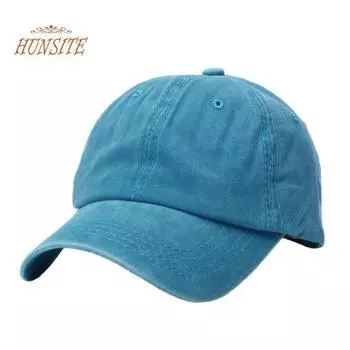 Унисекс фуражка винтажная с длинными полями, регулируемая пряжка, хвостик, дышащая защита от солнца, защита от ультрафиолета, женская и мужская бейсбольная кепка, головные уборы для взрослых озеро синий