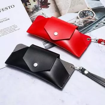 Унисекс Футляр для очков Аксессуары для очков Сумка для солнцезащитных очков Кожа PU Коробка для очков Хранение очков коричневый