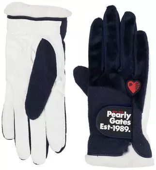 Unisex Gloves History Logo Golf Cold Protection LL [Pearly Gates] (New Pattern) / / 053-5185101 120_Navy (25~26cm)