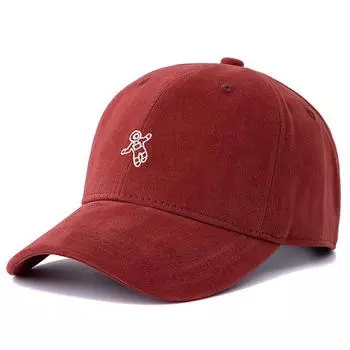 Унисекс хлопковая кепка для папы с вышитым узором астронавта бейсболка для улицы повседневная солнцезащитная кепка для женщин и мужчин 56cm-60cm красный