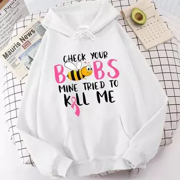 (Unisex Hoodie)Толстовки с капюшоном от рака молочной железы, пуловер, толстовка с капюшоном унисекс, уличная одежда Харадзюку с длинным рукавом 2XL