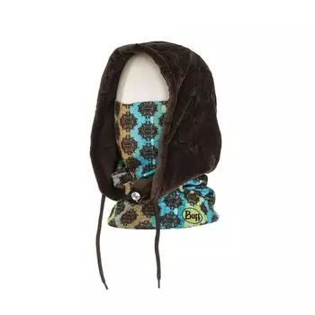 Унисекс из микрофибры и флиса с капюшоном и гетрами на шее 51400 TU коричневый