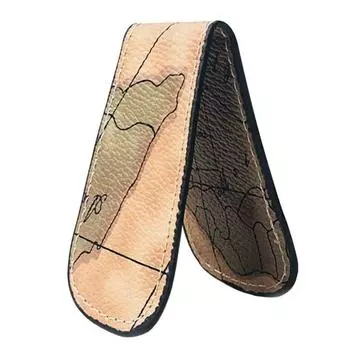 Унисекс Карта Шаблон Мини Искусственная Кожа Магнитный Денежный Зажим Для Денег Держатель Сумка Для Хранения синий