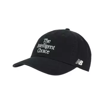 Унисекс Кепка 6 панелей TheIntelligentChoice Cap BK [New Balance] (LAH51011) (черный)