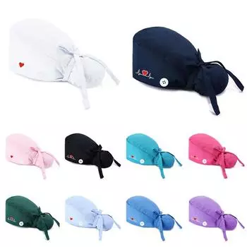 Унисекс Кепка для операционной, косметическая рабочая кепка для хирурга полости рта с мультяшными тонами и печатными узорами