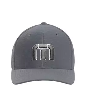 Унисекс Классическая техническая кепка Гольф AA800BBJV Серый [Travis Matthew] (Логотип бренда/Растяжка) / / L-XL серый