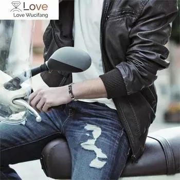 Унисекс классический крест браслет из нержавеющей стали регулируемая цепочка серебряный цвет гравировка манжета браслет ювелирные изделия для женщин мужчин Commonly