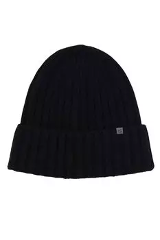 Unisex Knit Cap Golf Hat FR [St. Andrews] (Brand Logo) / / 042-4287101 010_Black