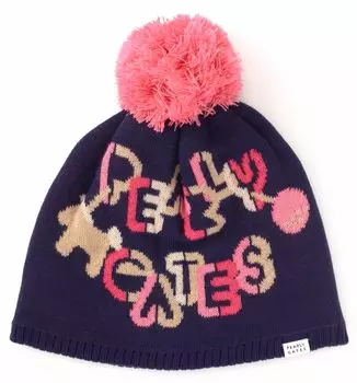 Unisex knit cap logo Hat Golf FR [Pearly Gates] (chain pattern) / / 053-4287011 121_Navy