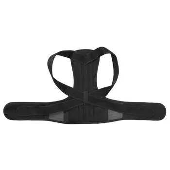 Унисекс Корректор осанки для трансграничной торговли: Поддерживает грудь и плечи, дышащий, невидимый, против сутулости, выравнивание талии и спины. Extra Large чёрный