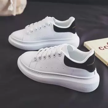 Унисекс кожаные туфли дизайнерские кроссовки для женщин и мужчин модные туфли на толстой платформе со шнуровкой удобные повседневные вулканизированные туфли 39