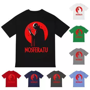 Унисекс Круглый вырез Повседневный принт Футболка с короткими рукавами Топ XL белый