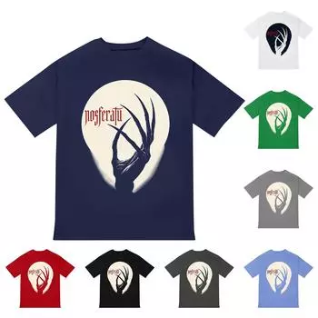 Унисекс Круглый вырез Повседневный принт Футболка с короткими рукавами Топ XXXL